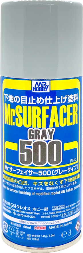 Mr.Surfacer Gray 500 170mL (B510)