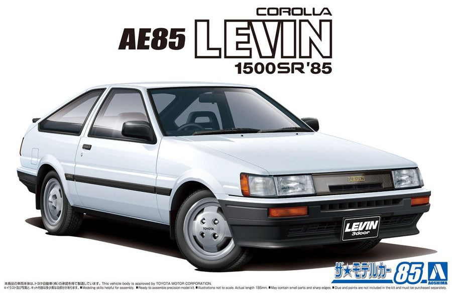 1/24 Toyota AE85 Corolla Levin 1500SR '85 (Aoshima The Model Car Series No.85)