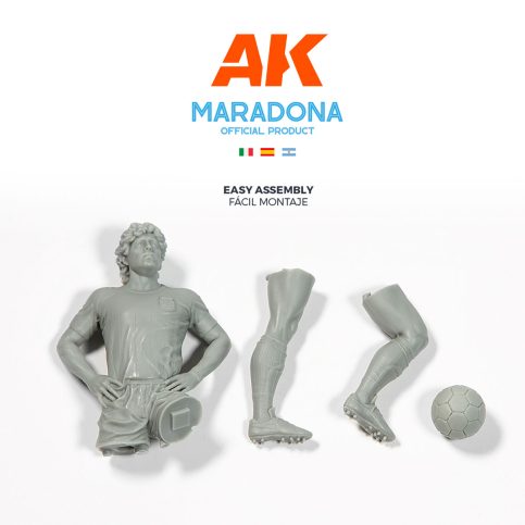 AK Interactive Maradona Resin Figure 90mm Scale