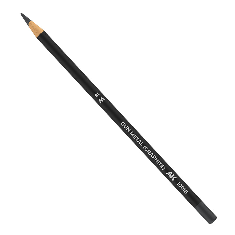 AK Interactive Weathering Pencils - AK10018 Gun Metal (Graphite) (1pc)