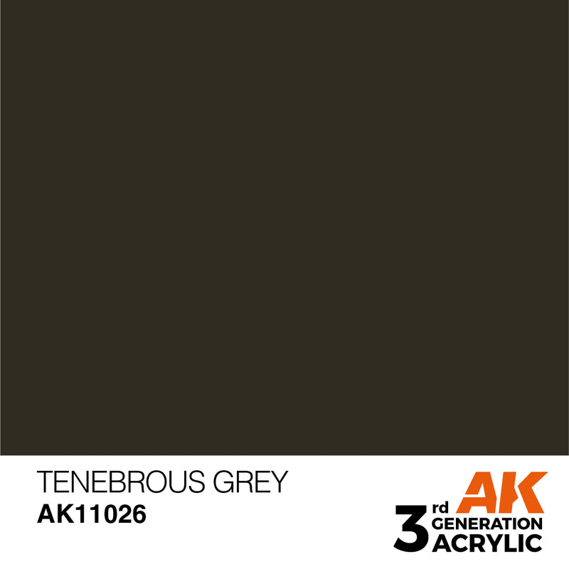 AK Interactive AK11025 3rd Gen Acrylic German Grey 17ml