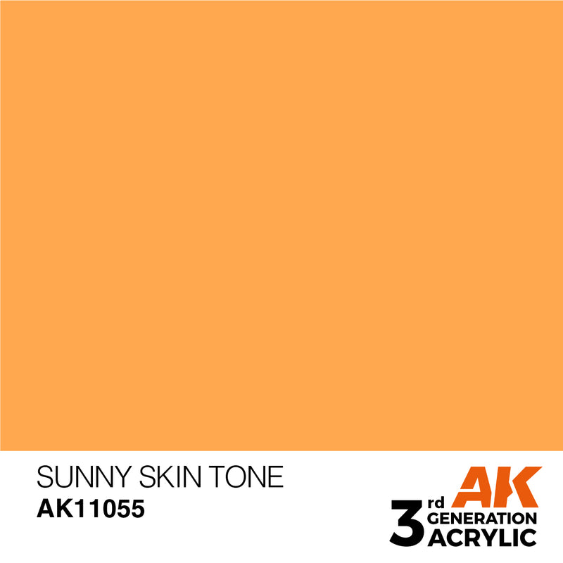 AK Interactive AK11055 3rd Gen Acrylic Sunny Skin Tone 17ml