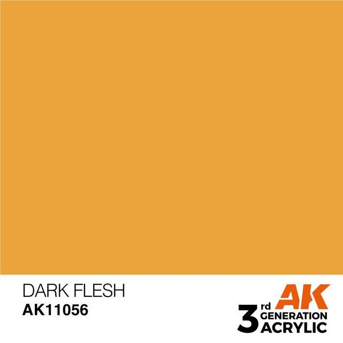 AK Interactive AK11056 3rd Gen Acrylic Dark Flesh 17ml