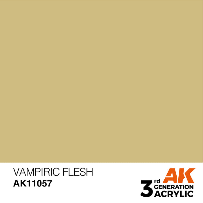 AK Interactive AK11057 3rd Gen Acrylic Vampiric Flesh 17ml