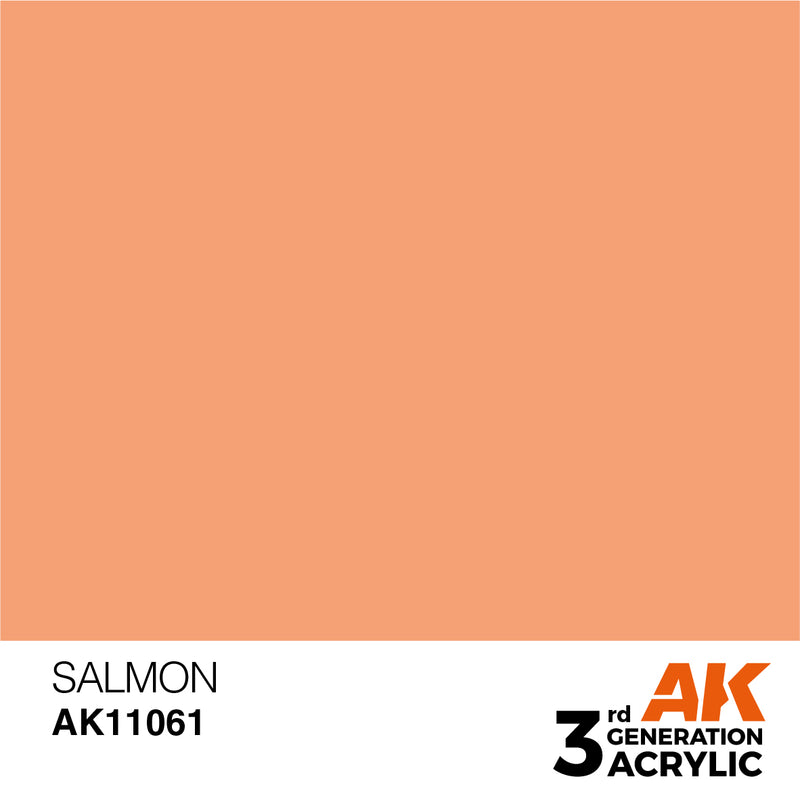 AK Interactive AK11061 3rd Gen Acrylic Salmon 17ml