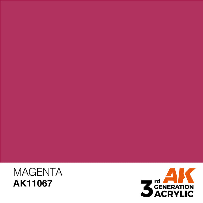 AK Interactive AK11067 3rd Gen Acrylic Magenta 17ml