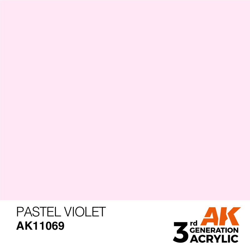AK Interactive AK11069 3rd Gen Acrylic Pastel Violet 17ml