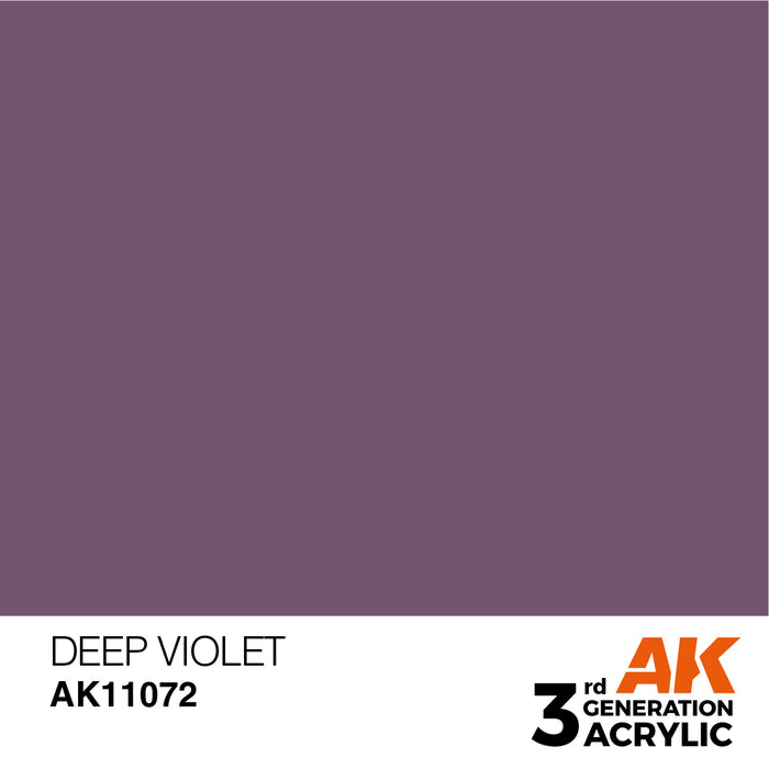 AK Interactive AK11072 3rd Gen Acrylic Deep Violet 17ml