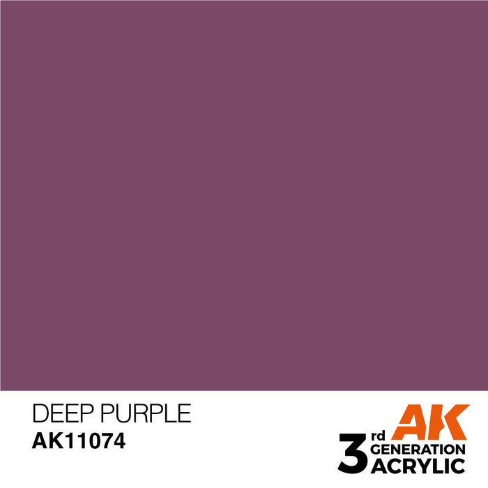 AK Interactive AK11074 3rd Gen Acrylic Deep Purple 17ml