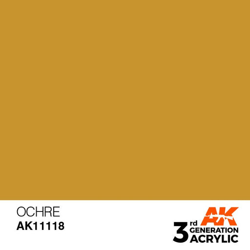 AK Interactive AK11118 3rd Gen Acrylic Ocher 17ml