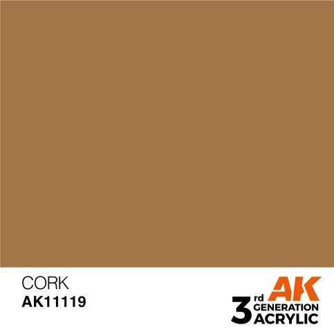 AK Interactive AK11119 3rd Gen Acrylic Cork 17ml