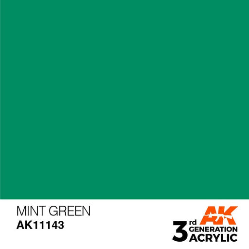AK Interactive AK11143 3rd Gen Acrylic Mint Green 17ml