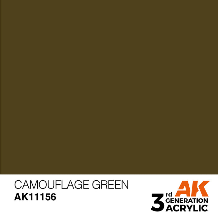 AK Interactive AK11156 3rd Gen Acrylic Camouflage Green 17ml