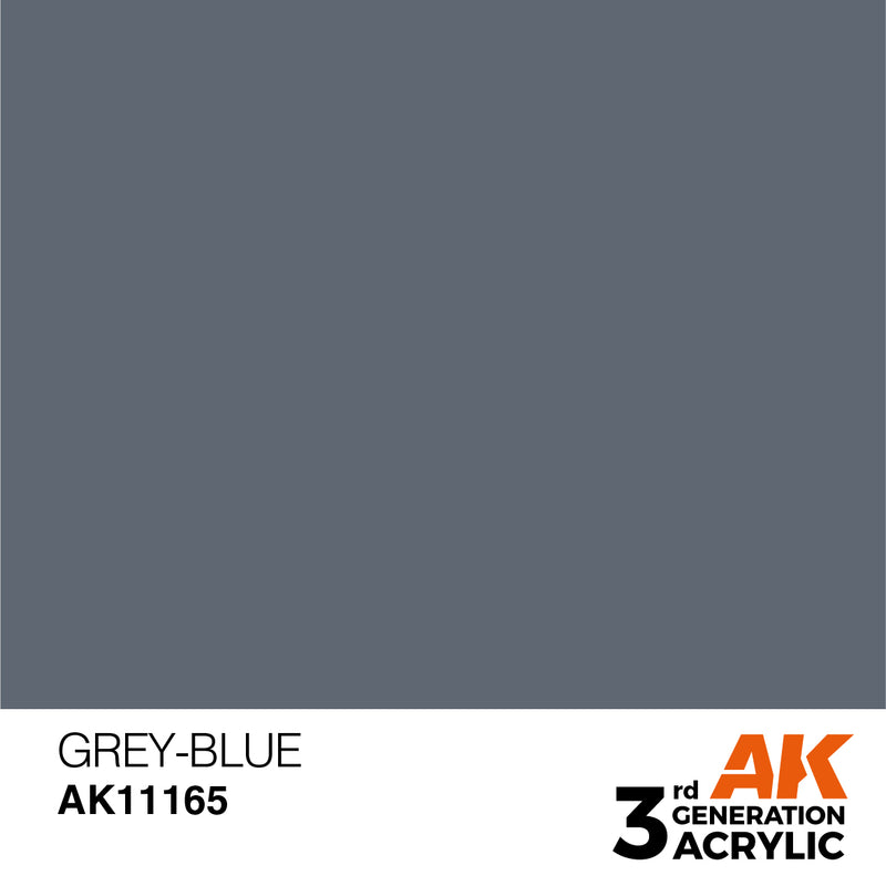 AK Interactive AK11165 3rd Gen Acrylic Grey-Blue 17ml