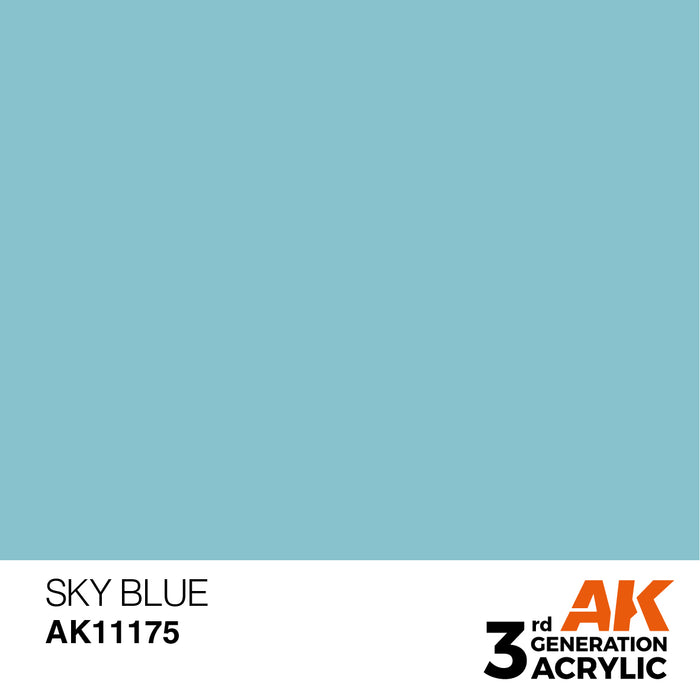 AK Interactive AK11175 3rd Gen Acrylic Sky Blue 17ml