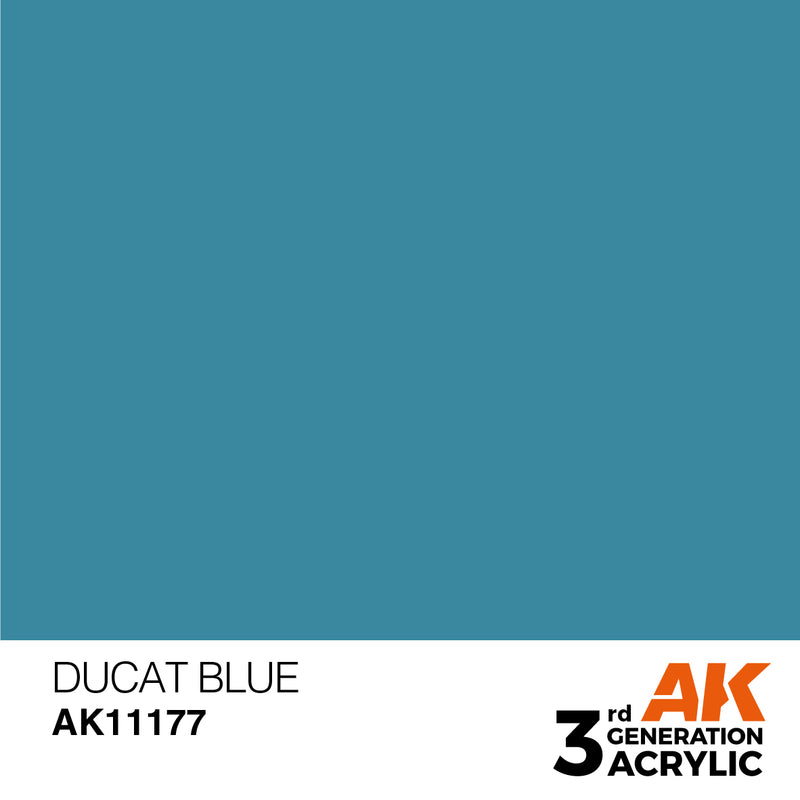 AK Interactive AK11177 3rd Gen Acrylic Ducat Blue 17ml