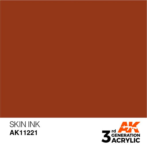 AK Interactive AK11221 3rd Gen Acrylic Skin INK 17ml