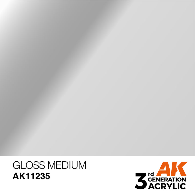 AK Interactive AK11235 3rd Gen Acrylic Gloss Medium 17ml