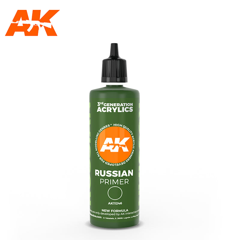 AK Interactive AK11246 3rd Gen Russian Surface Primer 100mL