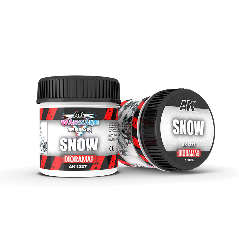 AK Interactive Wargame Terrain Series AK1227 - Snow 100ml
