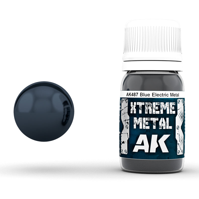 AK Interactive AK487 Xtreme Metal Metallic Blue 30mL