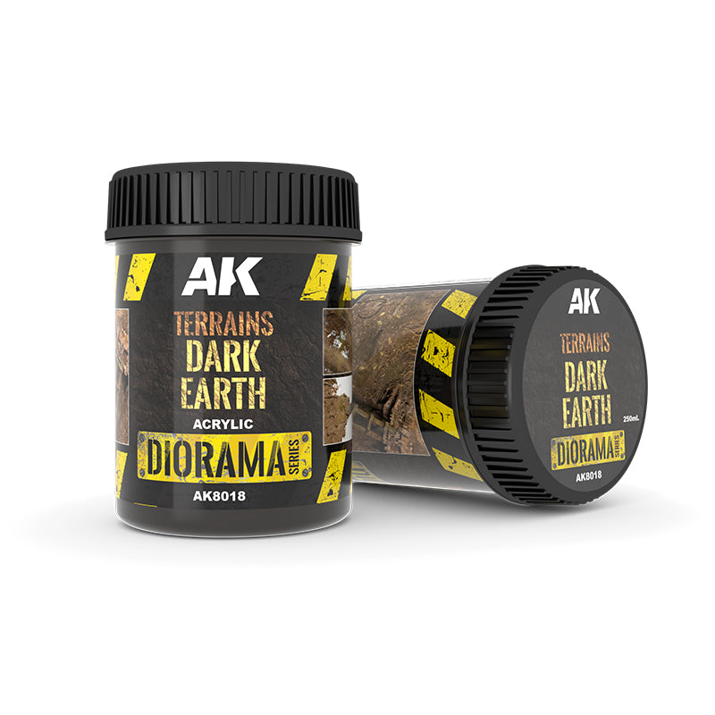 AK Interactive Diorama Series AK8018 - Terrains Dark Earth 250ml