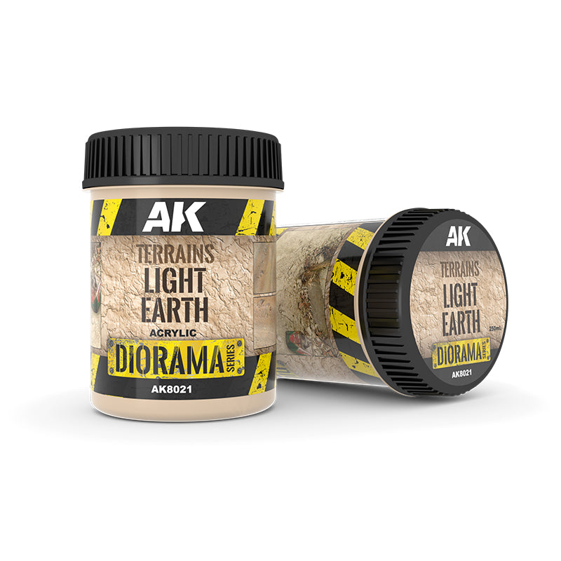 AK Interactive Diorama Series AK8021 - Terrains Light Earth 250ml