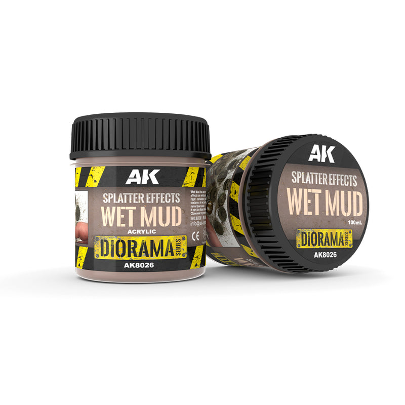 AK Interactive Diorama Series AK8026 - Splatter Effects Wet Mud 100ml