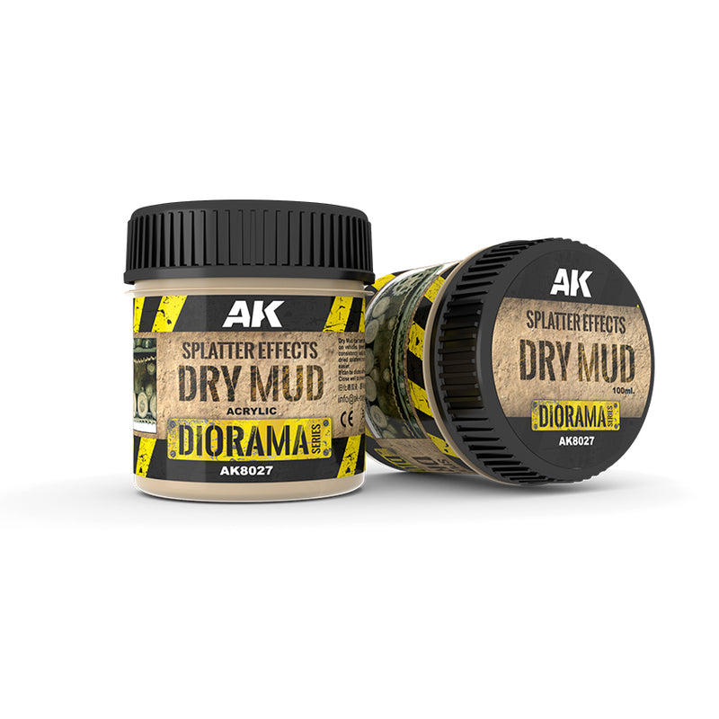 AK Interactive Diorama Series AK8027 - Splatter Effects Dry Mud 100ml