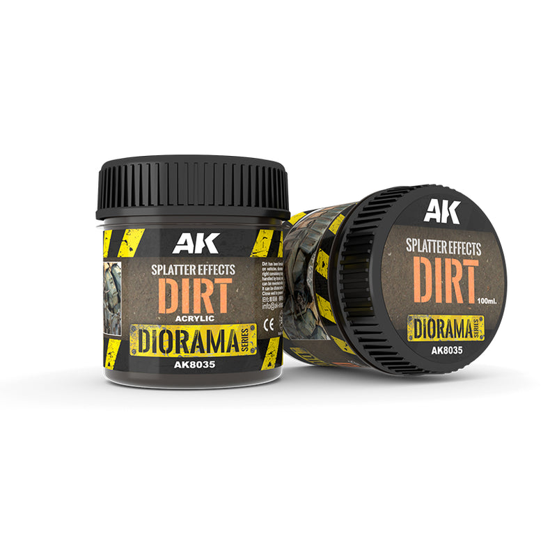 AK Interactive Diorama Series AK8035 - Splatter Effects Dirt 100ml