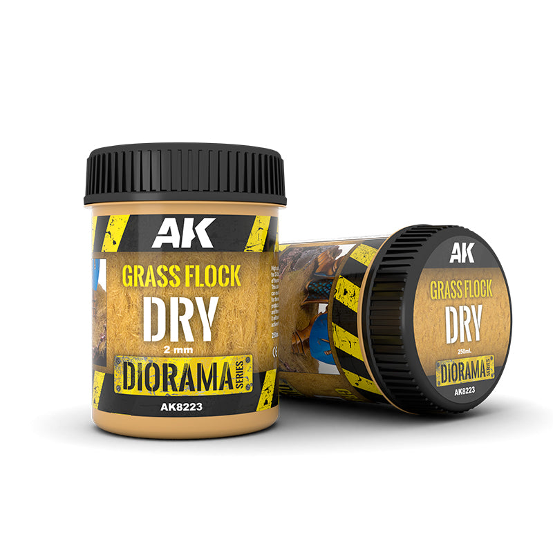 AK Interactive Diorama Series AK8223 - Grass Flock 2mm Dry 250ml