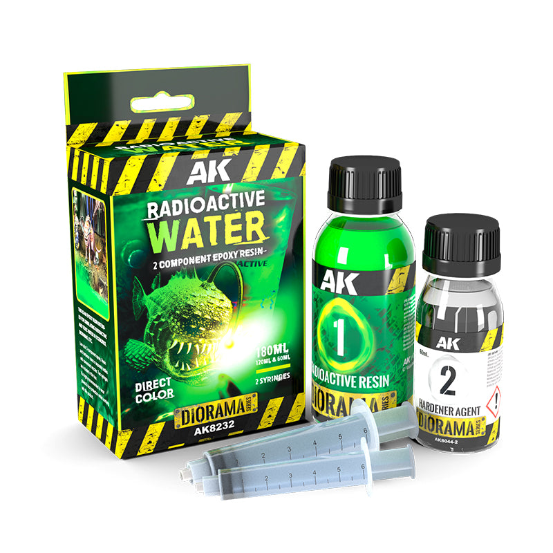 AK Interactive Diorama Series AK8232 - Resin Radioactive Water 2 Components Epoxy Resin 180ml