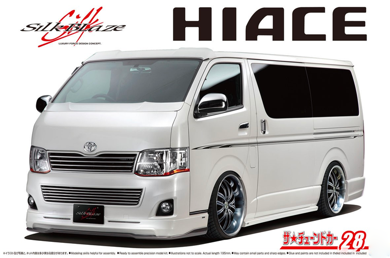 1/24 Toyota Silk Blaze TRH200V Hiace VerIII '10 (Aoshima The Tuned Car Series No.28)