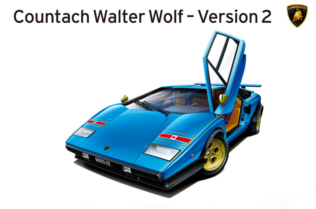 1/24 '76 Lamborghini Wolf Countach Ver.2 (Aoshima The Super Car Series 18)