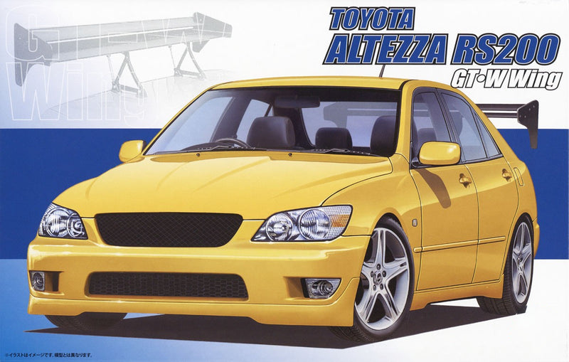 1/24 Toyota Altezza RS200 w/ GT W Wing (Fujimi Inch-up Series ID-330)