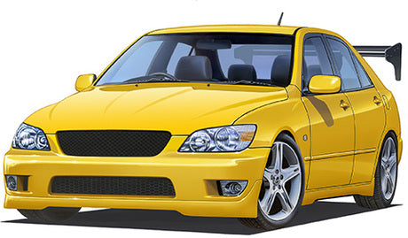1/24 Toyota Altezza RS200 w/ GT W Wing (Fujimi Inch-up Series ID-330)