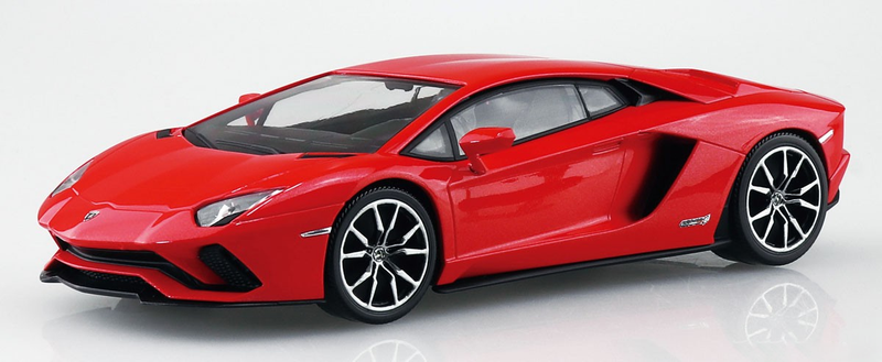 1/32 Lamborghini Aventador S (Pearl Red) (Aoshima The Snap Kit Series No.12C)