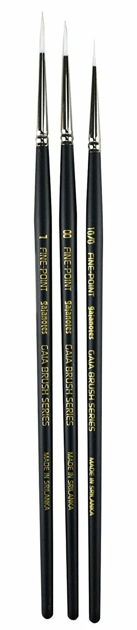 Gaianotes Gaia-brush Series BFPS01 Ultra-Fine Brush Set (3pcs)