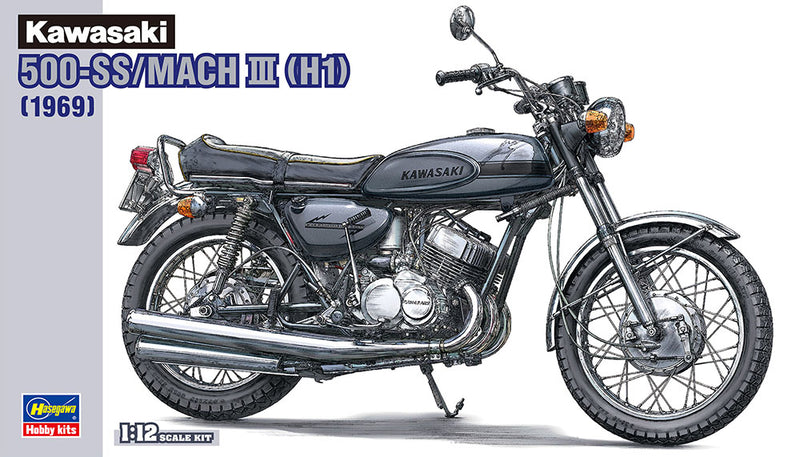 1/12 Kawasaki 500-SS/MACH III (H1) (1969)
