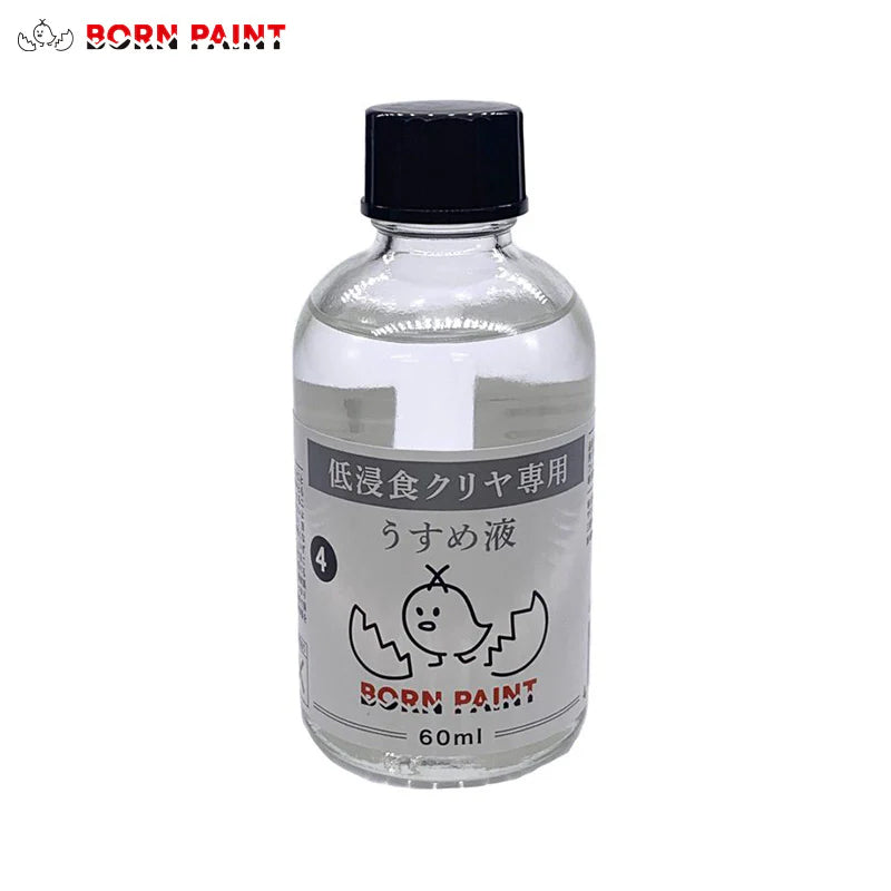 Born Paint 004 - Ultra-low Erosion Clear Thinner 60mL