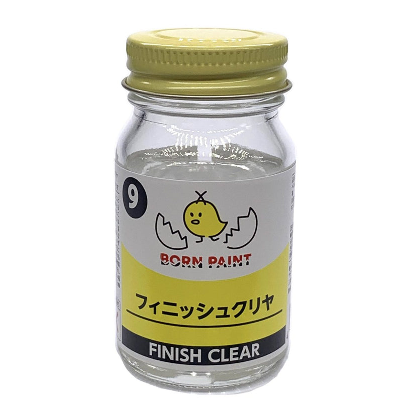 Born Paint 009 - Finish Clear Color 25mL (Bottling Error in a 50mL Bottle)