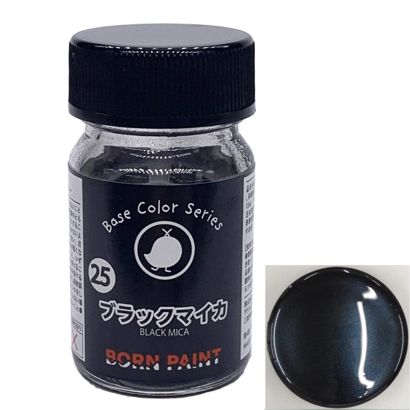 Born Paint 025 - Black Mica 15mL