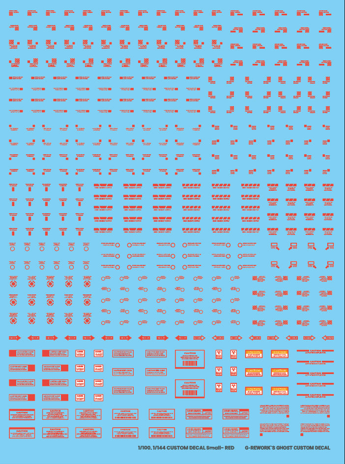 G-Rework Decal - Caution Decal/R