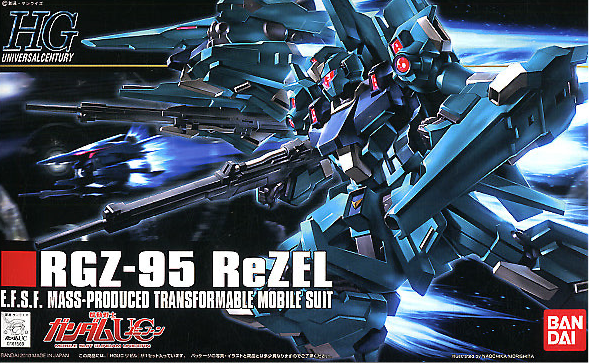 High Grade (HG) HGUC 1/144 RGZ-95 ReZEL