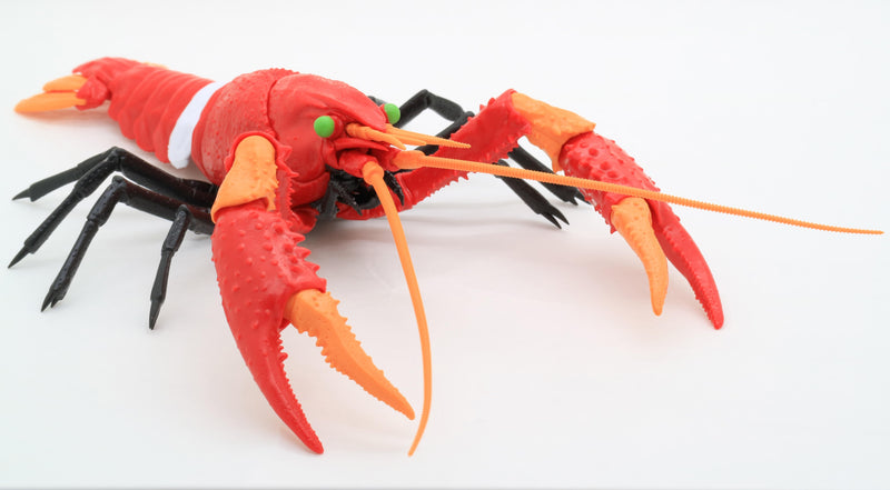 Biology Edition Series - Evangelion Edition American Crayfish Production Model-02 (EVA02) Plastic Model Kit