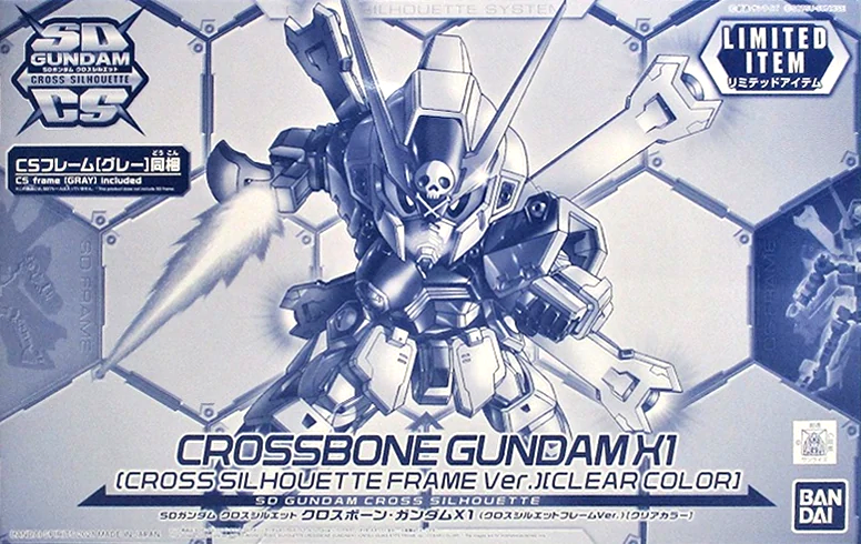 Gundam Base Limited SD Gundam SDCS XM-X1 Crossbone Gundam X1 (Clear Color)