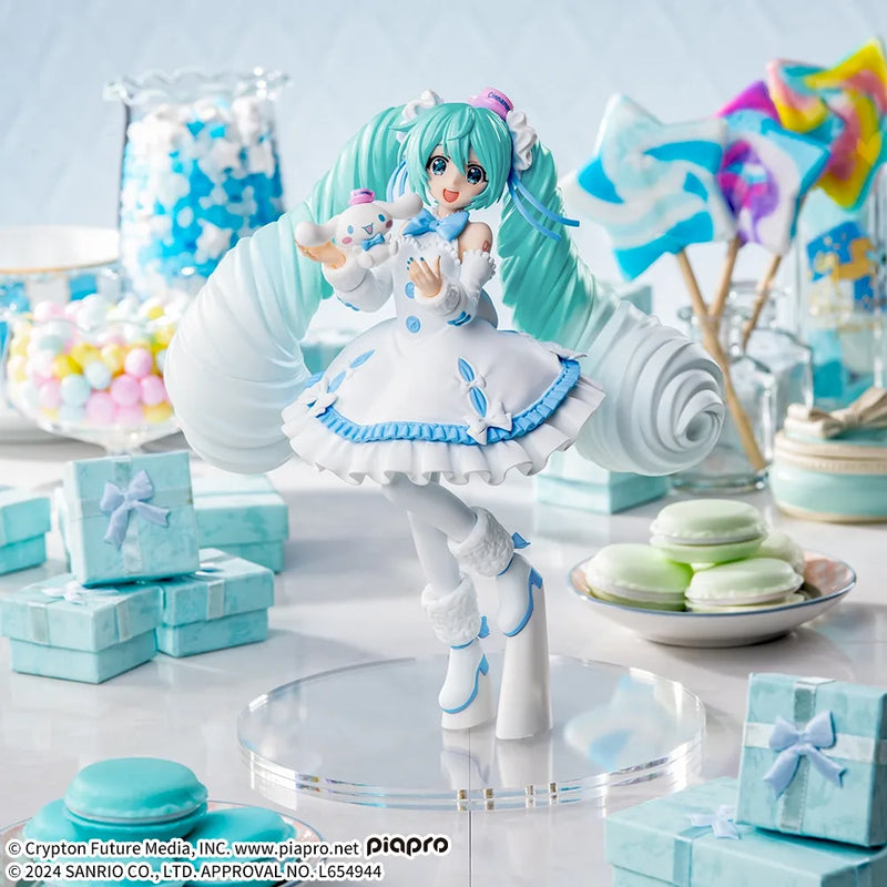 Sega Luminasta Figure - Hatsune Miku Series - Hatsune Miku x Cinnamoroll White Dress Ver.