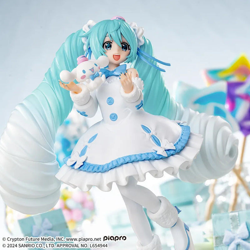 Sega Luminasta Figure - Hatsune Miku Series - Hatsune Miku x Cinnamoroll White Dress Ver.