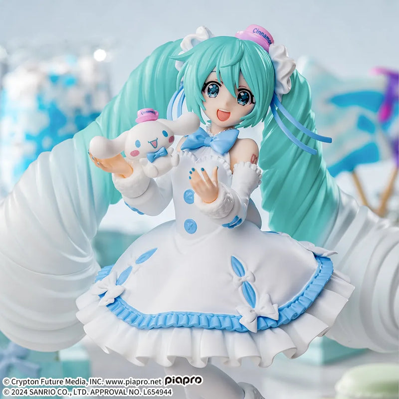 Sega Luminasta Figure - Hatsune Miku Series - Hatsune Miku x Cinnamoroll White Dress Ver.