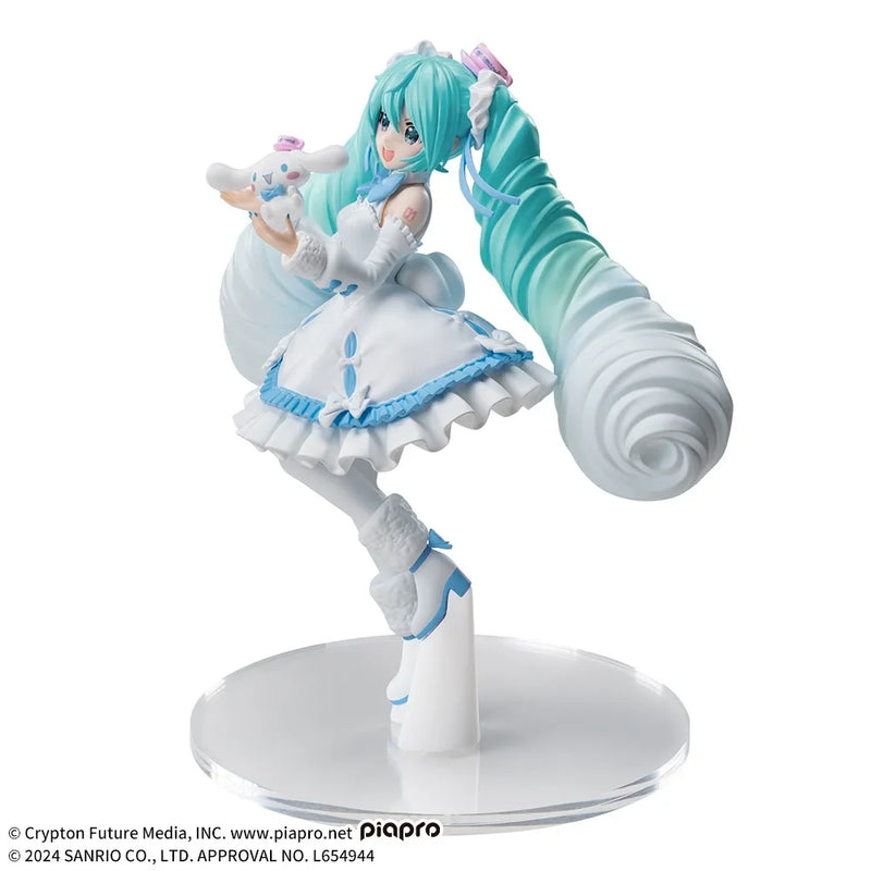Sega Luminasta Figure - Hatsune Miku Series - Hatsune Miku x Cinnamoroll White Dress Ver.